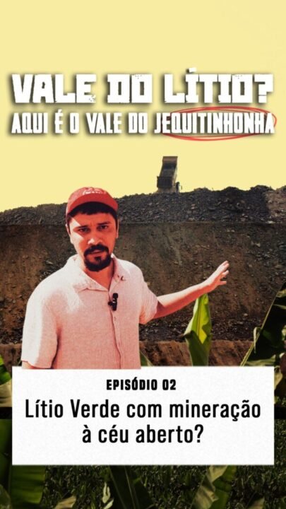Lítio Verde com mineração a céu aberto?