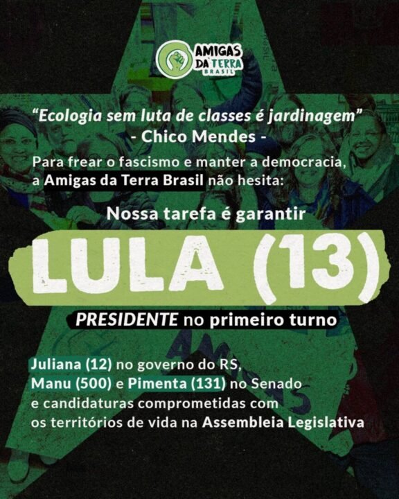 O que está em jogo nas eleições: clima, território, soberania e democracia