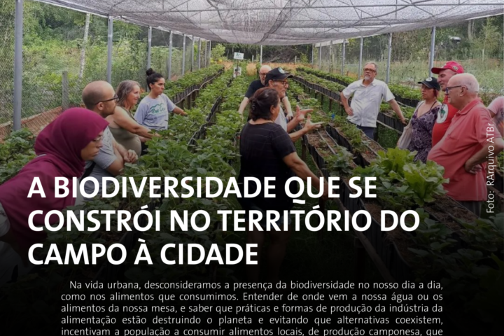 A biodiversidade que se constrói no território do campo à cidade