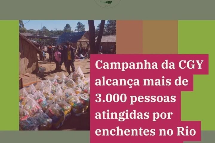 Campanha da CGY alcança mais de 3.000 pessoas atingidas por enchentes no Rio Grande do Sul