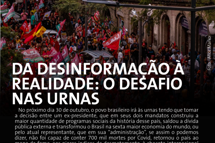 Da desinformação à realidade: o desafio nas urnas