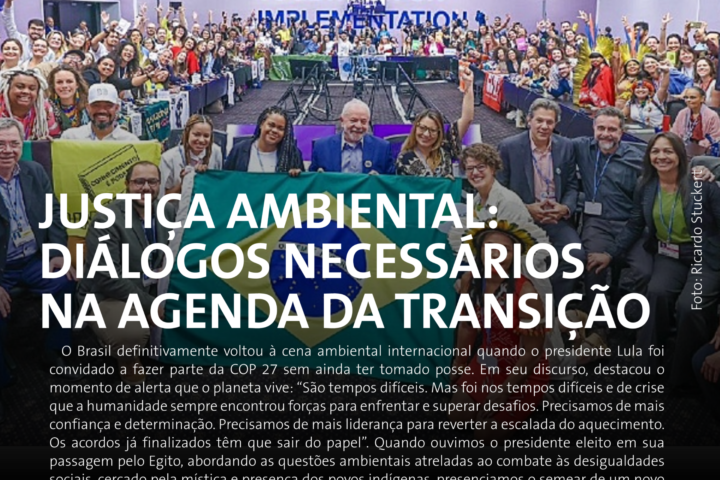 Justiça Ambiental: diálogos necessários na agenda da transição