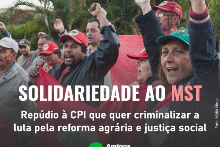 Nota de Solidariedade da Amigos da Terra Brasil ao Movimento de Trabalhadores e Trabalhadoras Sem Terra (MST)