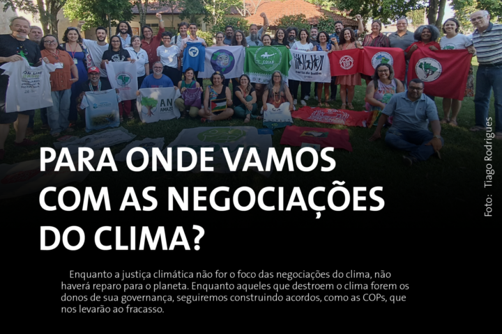 Para onde vamos com as negociações do clima?