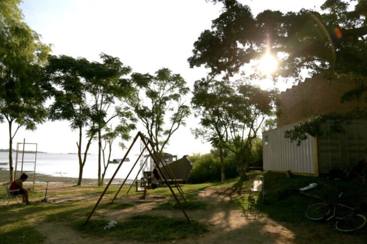 Praia de Copacabana, Belém Novo, zona sul de Porto Alegre (RS)